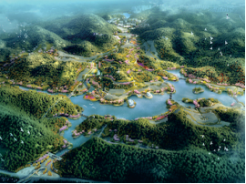 第四届中国绿色博览会博览园建设项目道路桥梁及污水处理设施(项目投资约52亿元)